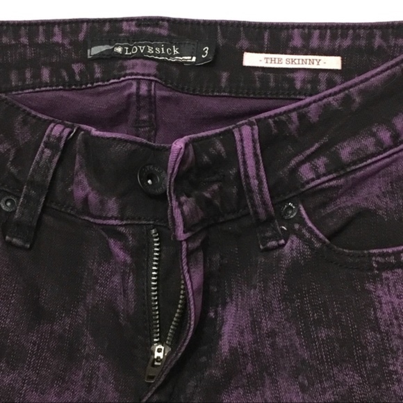 Hot topic Love sick acid purple wash the Skinny - Picture 5 of 8